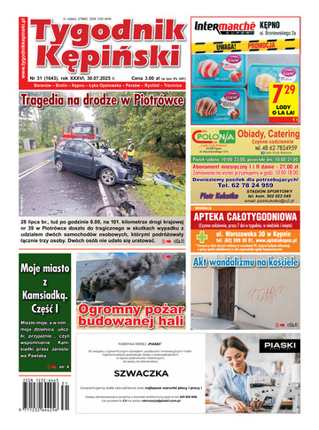 Najnowszy numer Tygodnika Kepińskiego - 31